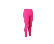 Womens Yoga Pants Elastic Reflective Strip Night Running Fast-Drying Leggings - Rose Red