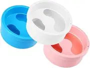 Gogogmee 3pcs Gel Nail Polish Remover Bowl Set Nail Soak Bowl for Manicure Spa Nail Art Soaking Bowl Home Salon Use