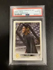 2022 Topps Complete Set Oneil Cruz RC Variation #537 PSA 10