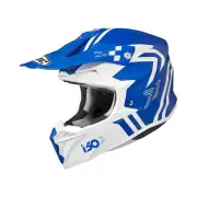 I50 Hex Helmet Blue White