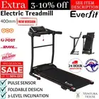 Everfit Treadmill Electric Incline Gym Exercise Machine Foldable Home Fitness AU