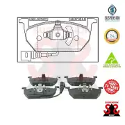 Front Axle Brake Pad Set, Disc Brake Suit AUDI A3 1.4 TSI A3 Convertible (8V7, (for: Audi)