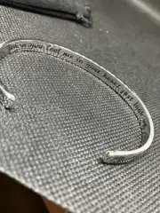 Dog Memorial Cuff Bracelet Remembrance Loss of Pet Jewelry Sympathy #195