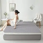 mattress mattress Folding floor mattress with non-slip futon bottom rollable futon mattress with memory foam and 3D breathable quilted mesh fabric (Color : A Size : 150x200c