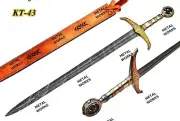 Handmade Damascus Blade 40" Long Knights Templar Scared Holy Longsword.