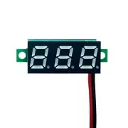 Simple Wiring Safe to Use Digital Voltmeter with Reverse Connection Protection