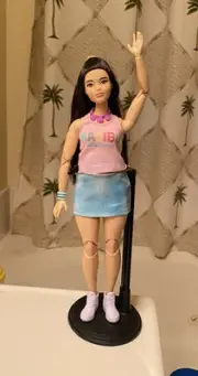 Barbie Fashion Malibu California Skirt Tank Top Accesories Fits CURVY MTM Doll