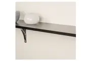 Set of 2 PRINCE BRUSHED 19.5cm Wall Mounted Shelf Brackets