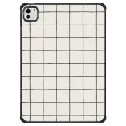 iPad Pro 11-inch (M4) iPad Impact Case Rustic Grid Light Beige iPad