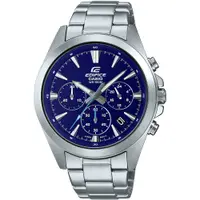 在飛比找PChome24h購物優惠-CASIO 卡西歐 EDIFICE 簡約運動風三眼計時手錶-