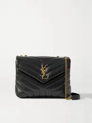 [SAINT LAURENT] SAINT LAURENT - Loulou Small Quilted Leather Shoulder Bag - Black - One size One size Black