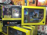 MTG March Of The Machine Cavalry Charge Deluxe Commander Deck Kit Costco Masters