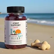 Joint Support Gummies for Adults - Glucosamine Supplement with Vitamin E, Natural Raspberry Flavor, 60 Count