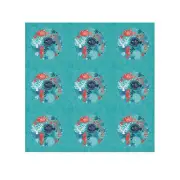 Ocean-Inspired Face Towel - Coral & Fish Design