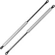 X AUTOHAUX 400mm/15.75" Gas Struts 200N Gas Springs Silver Tone Carbon Steel 2 Pcs RV Car Toolbox Lid Storage Box Cover Cabinet Door Cover