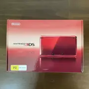 Sealed Nintendo 3DS Console Flame Red AUS Version