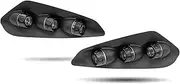 Compatible For BMW S1000RR 2019-2022 S1000RR 2023-2024 Motorcycle Rear LED Integrated Tail Light LED Turn Signal(Black 2023-2024)