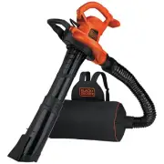 Black & Decker BEBL7000 VACPACK 3-in-1 Corded Leaf Blower/Vacuum/Mulcher New
