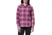 Hard Yakka Ladies Check Flannelette Shirt Y08744 (Plumb, 16)