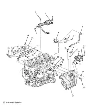 Polaris Intake Manifold, Genuine OEM Part 12597953, Qty 1