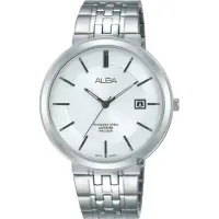 在飛比找momo購物網優惠-【ALBA】雅柏 都會時尚手錶-銀/40mm(VJ42-X2