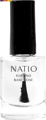 Australia Nail Colour Top & Base Coat 10Ml - Plant Based Clear Nail Polish Varni