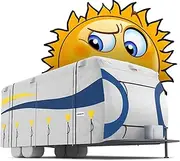 KING BIRD Tearstop-Tec Heavy Duty Travel Trailer Camper RV Cover, Fits 20-22ft Motorhome for Winter Snow, Anti-UV, Breathable, Waterproof, Rip-Stop, Oxford