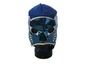 Handmade Mexican Blue Panther Lucha Libre Mask - Youth Kids Size