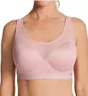NWT Le Mystere 34D Sheer Illusion Sports Bra 7380 Pink 94861