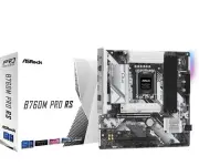 B760M Pro RS Motherboard DDR5 7200MHz HDMI DisplayPort eDP PCIe Gen5 (Graphic...
