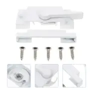 2 Sets Ceiling Sashes Door and Window Crescent Lock Pet Safety