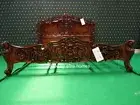 BESPOKE USA King size Mahogany french Rococo bed designer baroque furniture