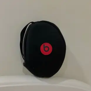 BEATS solo經典紅白耳罩式耳機白色