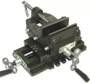 4" Cross Sliding Drill Press Vise Slide Vice Heavy Duty Machine Shop Tools