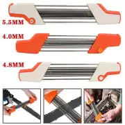 2 IN 1 Chainsaw File Chain Sharpener Kits Tool 4.0-5.5mm For Stihl 3/8"P AU