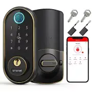Smart Keyless Entry Door Lock - Fingerprint Electronic Deadbolt Touchscreen K...