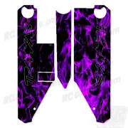 Traxxas Stampede 4X4 - Telluride Chassis Protector #6722 Graphics Flames Purple