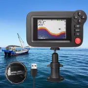 3.5" Wireless Sonar Fish Finder Underwater Depth Sounder W/Fishing Detector Set