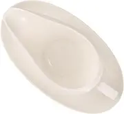 WEKADRIN Sauce Gravy Boat with Saucer Ceramic Pitcher for Coffee Milk Syrup Sauces Salad Dressings Versatile Juicing Bucket for Precise Dispensing of Dressings