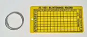 100 x Maintenance Service Tags & ring Hydrant, Hose Reel, Fire Extinguisher