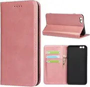 Cavor for iPhone 6 Case, iPhone 6s Case Cowhide Pattern PU Leather Book Wallet Magnetic Kickstand Flip Cover Phone Cases with Card Slots(4.7") -Pink