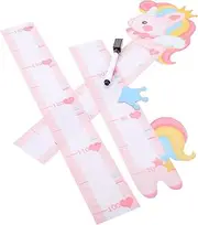 UTHCLO 1Set Creative Cartoon Animal Height Chart Sticker for Fun Wall Decal for Nursery Bedroom Easy to Apply Growth Measurement Decor for Rooms