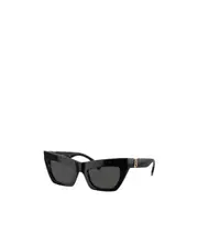 Geometric frame logo sunglasses 51 Black