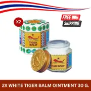 2x White Tiger Balm Thai Herbal Ointment Pain Relief Massage Relax Aromatherapy