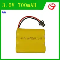 在飛比找蝦皮購物優惠-Ni-cd 3.6V 700mAh SM 端口電池用於汽車遙