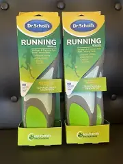 Dr Scholl’s Athletic Series Running Insoles Men’s Size 10 1/2- 14 2 Pairs