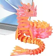Articulated Dragon Fidget Toys | Flexible Joints Fidget Toys | 3D Printed Flexible Dragon Fidget Toy for Friends Family Boys Girls