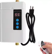 Electric Tankless Water Heater, 3000W under Sink on Demand Instant Hot Water Hea