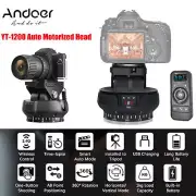 Andoer YT1200 Motorized Pan Tilt Head 2 Axis 360° Panoramic Tripod Head AU