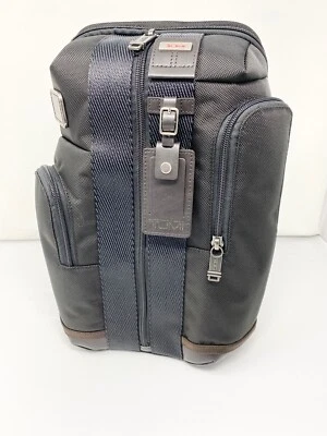 TUMI 02223393HKO Higgins Sling Ballistic Nylon Men's Black Hickory NWT